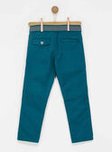 Pantalon bleu canard PELICAGE / 18H3PGE1PAN209