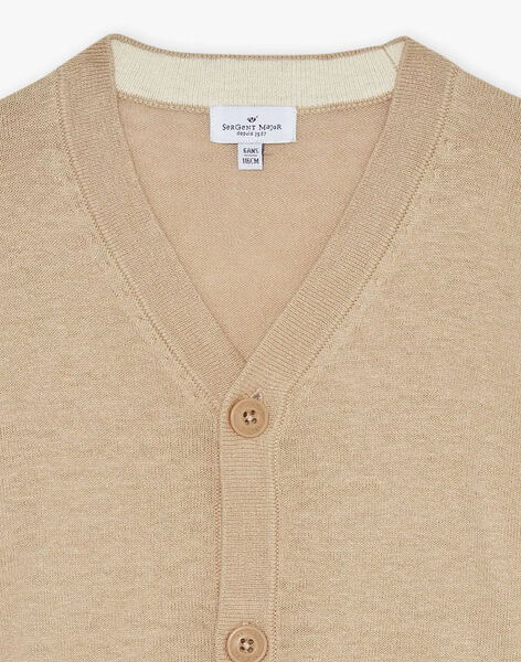 Gilet beige FRECOTAGE / 23E3PGI1GIL806