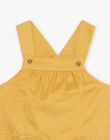 Robe chasuble en twill jaune miel FABLANCHE / 23E1BF81CHS107
