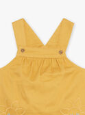 Robe chasuble en twill jaune miel FABLANCHE / 23E1BF81CHS107