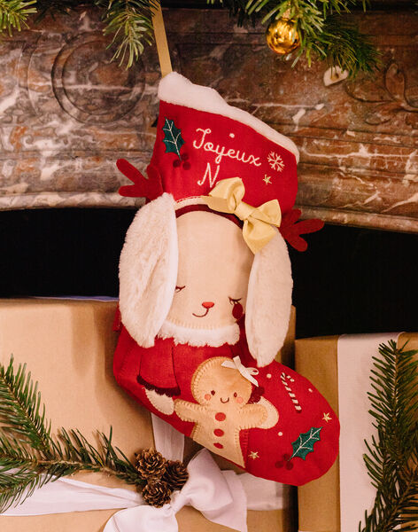 Botte de Noël en velours rouge lapin DUJUSTINE / 22H4BF71ACD050