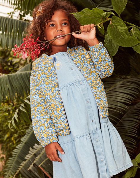 Teddy bleu marine à fleurs FATEDETTE / 23E2PF81CAR070