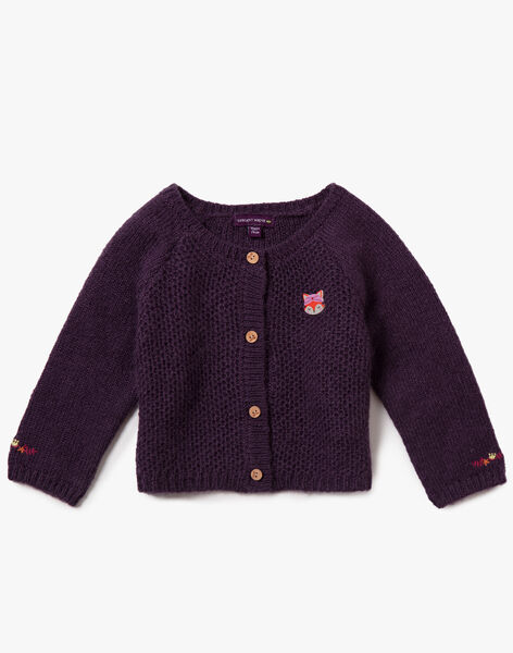 Cardigan Violet En Tricot Bebe Fille Bebe Sergentmajor Cardigan Violet En Tricot Bebe Fille Bebe Sergentmajor