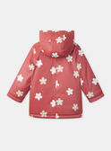 Imperméable rose imprimé fleurs Fille NINOUETTE / 25H2PFE1IMP404