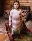 Robe à rayures rouges et beiges DRIMARETTE / 22H2PFX2ROB808