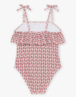 Maillot de bain 1 pièce nude à imprimé fleuri FRYNOETTE / 23E4PFM3D4KD319