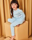 Pyjama bleu à motifs licornes DOULIETTE / 22H5PF23PYJ222