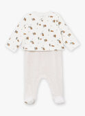Ensemble Beige Chiné LOHENN / 24H0NG21ENSA011