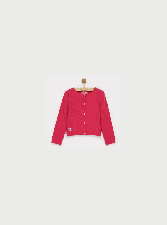 Cardigan rose RUISAKETTE / 19E2PFP1CAR309