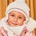 Bonnet blanc en tricot