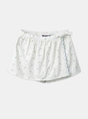 Jupe-Short Ivoire KLIJUPETTE / 24E2PFR1JPS005