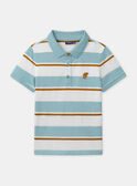 Polo Rayé Turquoise MLERAYAGE 2 / 25E3PGT3POL001
