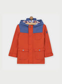 Imperméable orange RATIMAGE / 19E3PG41IMP405