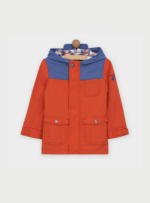 Imperméable orange RATIMAGE / 19E3PG41IMP405