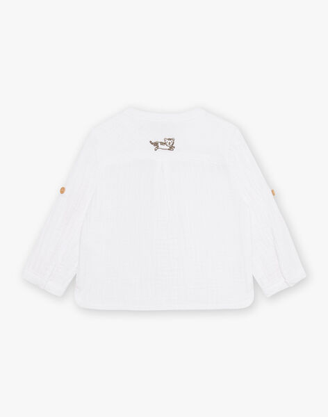 Chemise écru en gaze de coton FAGEORGE / 23E1BGD1CHM001