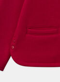 Cardigan rouge Fille NIXOLETTE 2 / 25H2PFH1CARF510