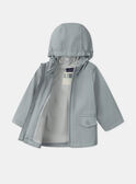 Imperméable détail rayé MILOUIS / 25E1BG31IMP631