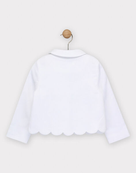 Veste Blanche Fille Manteau Parka Et Veste Enfant Sergentmajor