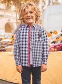 Chemise blanches à carreaux FECHEMAGE / 23E3PGB1CHMC243