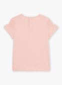 T-shirt rose pâle avec perroquet FITETETTE / 23E2PFD2TMCD300