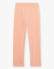 Pyjama deux pièces orange pâle en coton avec cape tête de panthère FLOPOETTE 1 / 23E5PF43PYTE402