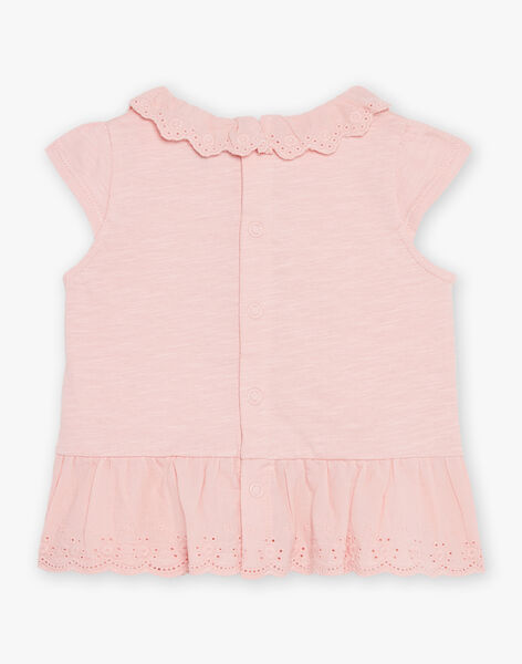 T-shirt blush à motif flamants rose FAWILLOW / 23E1BFQ1TEED300