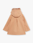 Duffle coat beige foncé DRADUFETTE / 22H2PFM2MANA014