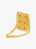 Sac besace en crochet jaune moutarde FLISACETTE / 23E4PFP1BESB106