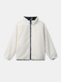 Imperméable 2 en 1 bleu ou ou bleu foncé imprimé animaux à manches longues Garçon NINIRAGE / 25H3PGE1IMP205