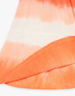 Jupe courte orange foncé tie ans dye FLYJUPETTE / 23E2PFR1JUP407