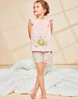 Pyjama rose à motif et imprimé fleurs FLOZETTE / 23E5PF31PYJD329