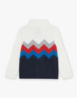 Gilet en maille à col fourré DOLAIRAGE / 22H3PGX2GIL001