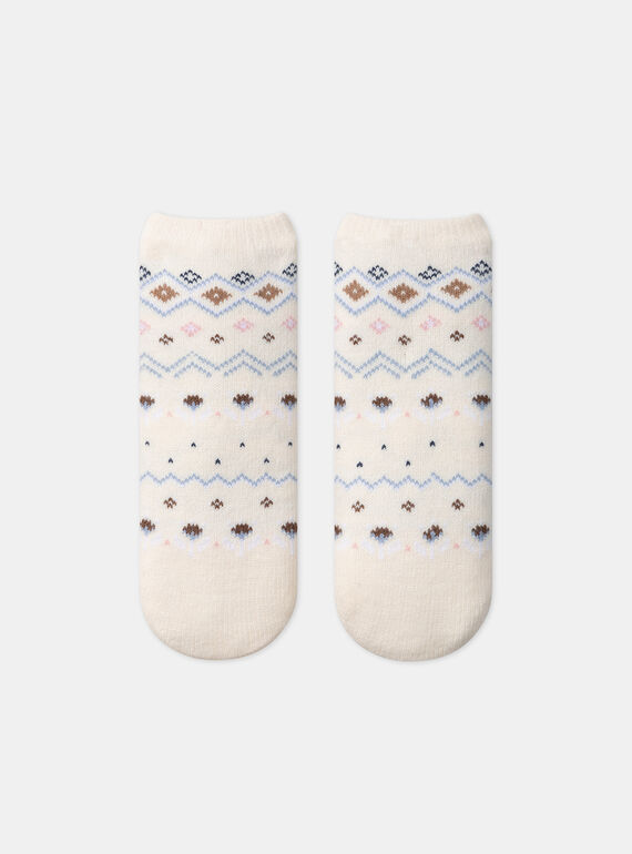 Chaussette polaire antidérapante  LARUETTE / 24H4PFS1SOAA002