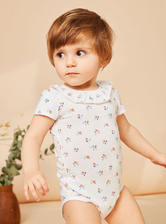 Body écru à imprimé fleuri FAZAZA / 23E1BFR1BOD001