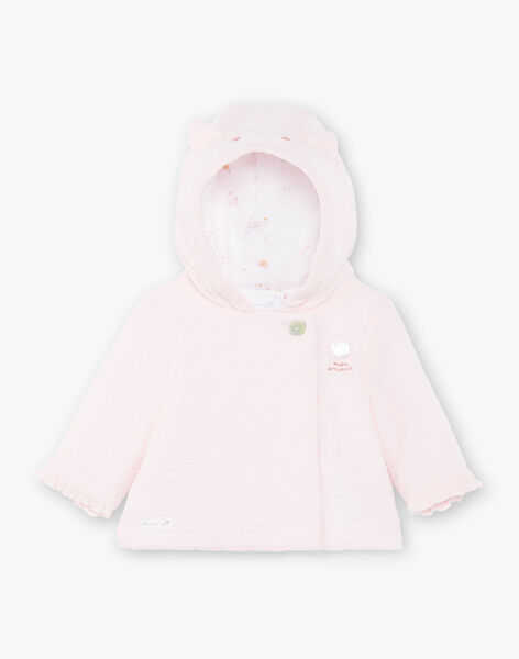 Veste A Capuche Rose Pale Bebe Fille Manteau Parka Et Veste Naissance Sergentmajor