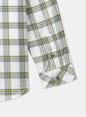 Chemise à carreaux et manches longues Garçon NITANAGE / 25H3PGL1CHM005