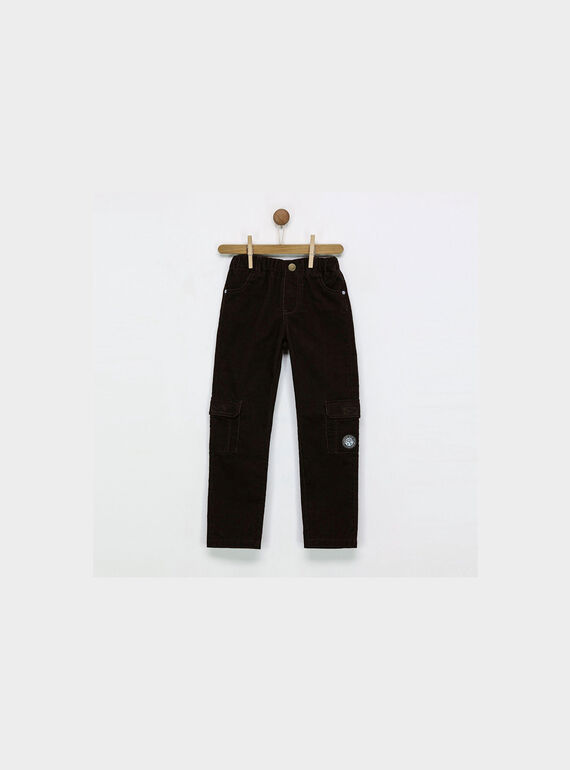 Pantalon noir POBOUAGE / 18H3PGP1PAN816