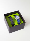 Montre bleue avec 2 bracelets interchangeables ENZO / 20J7GG11MON208