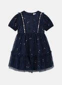 Robe marine en tulle  LEIROBETTE / 24H2PFT1ROBC243