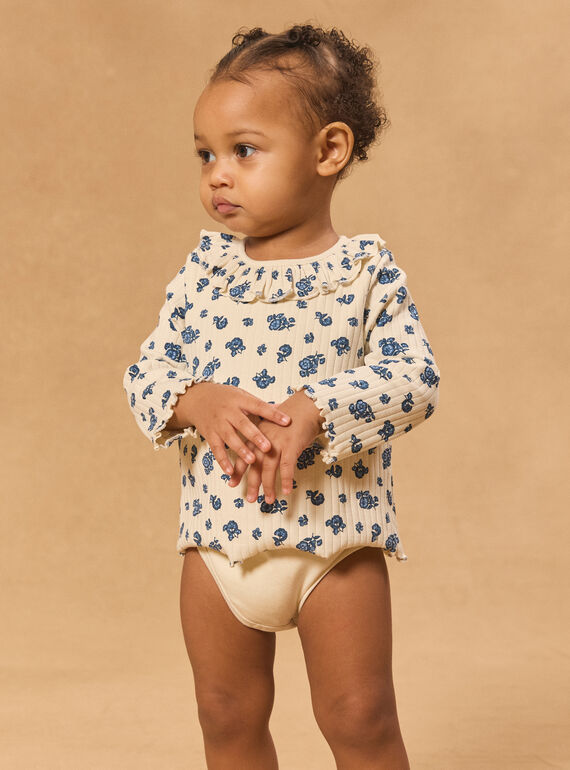Body manches longues imprimé floral MADANNA / 25E1BF82BOD114