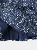 Robe cache-coeur fleuri MAFLORENCE / 25E1BFL1ROB070