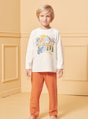 Pyjama Beige Chiné LUIDINAGE / 24H5PG31PYJA011
