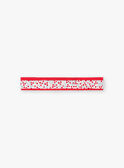 Bandeau rouge à imprimé fleuri bébé fille BAAMITIE / 21H4BF11BAN001