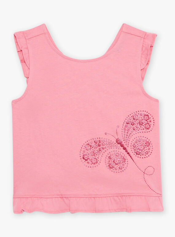Débardeur malabar motif papillon enfant fille CAUJERETTE 1 / 22E2PFT4DEBD308