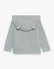 Gilet epais en mailles vert d'eau DADEAN / 22H1BGD2GIL631