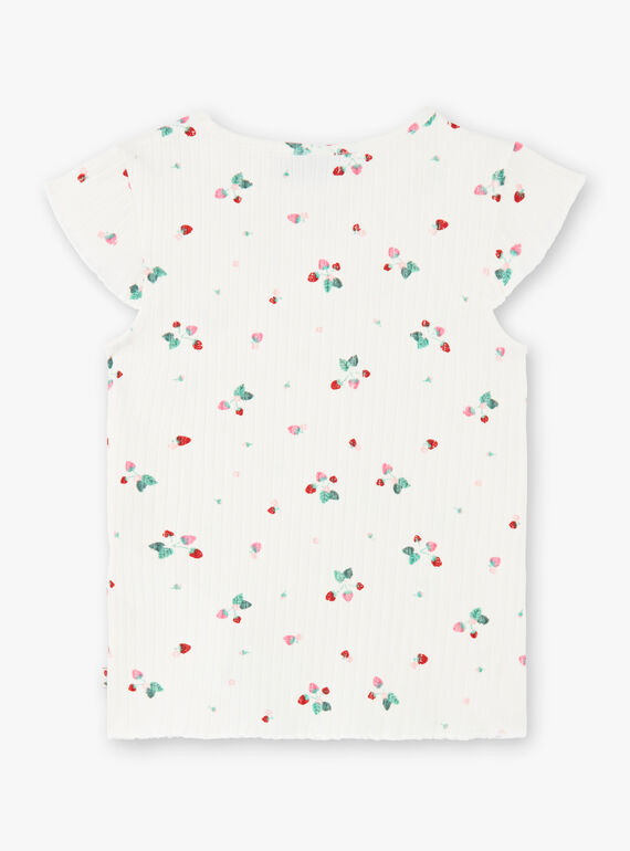 Tee Shirt Manches Courtes Ecru ZETIZETTE 2 / 21E2PFJ2TMC001
