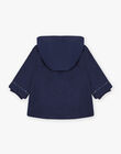 Manteau à capuche 2 en 1 bleu marine DINORA / 22H1BFG1PAR070
