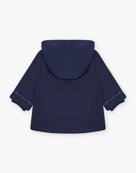 Manteau à capuche 2 en 1 bleu marine DINORA / 22H1BFG1PAR070