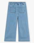 Jean wide legs bleu FADYETTE / 23E2PF81PANP272