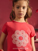 t-shirt fleur brodée MOTISHETTE / 25E2PFJ2TMCF507